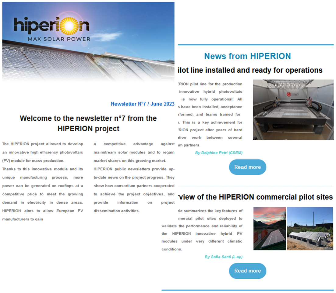 HIPERION Newsletter n°7 - June 2023 released